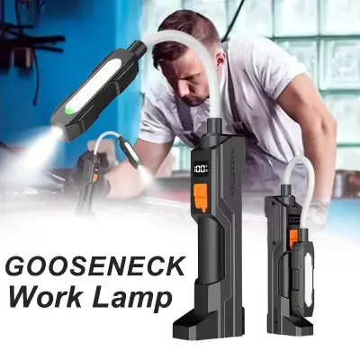 LED work light with magnetic base